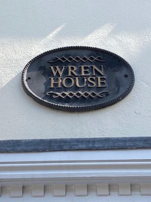 WREN HOUSE PLAQUE- click for photo gallery